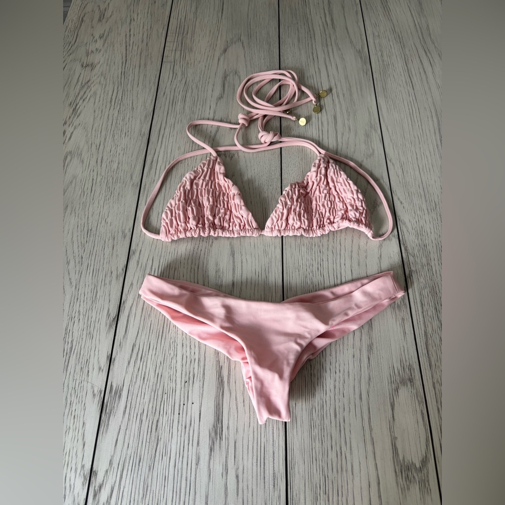 Tori Praver, 2 piece bikini 👙, blush pink, XS